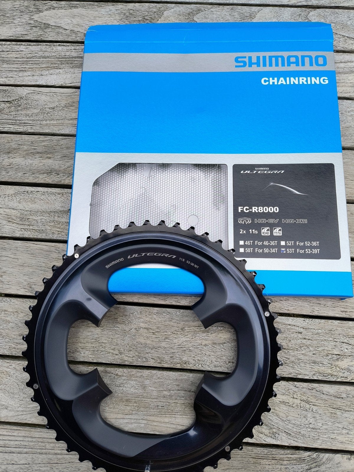 Shimano Ultegra kettingblad 11s 52T, Ophalen