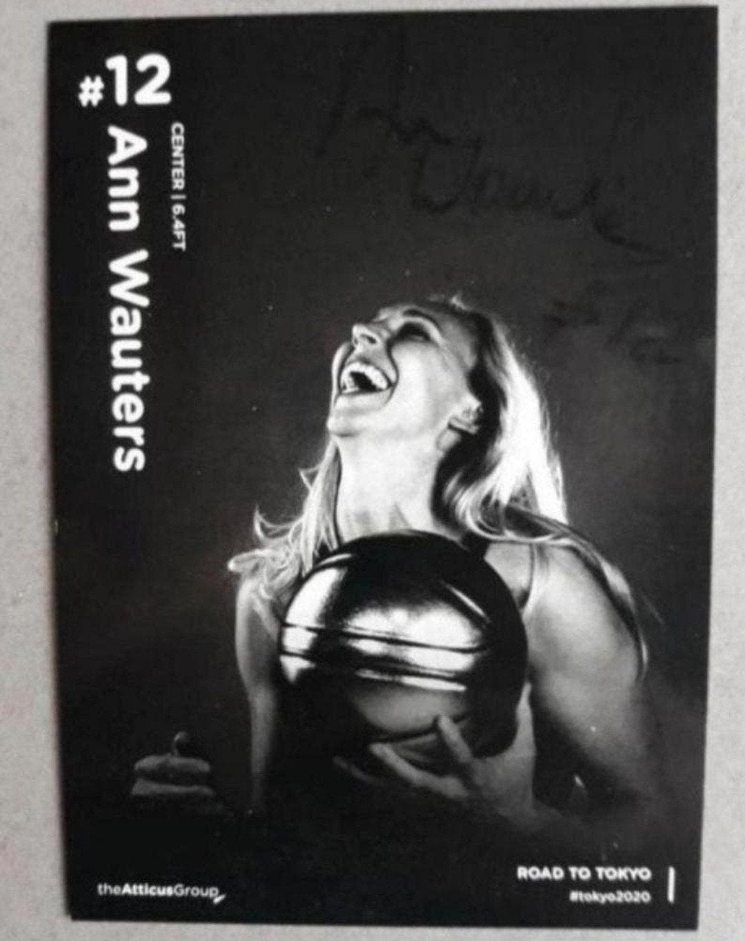Gesigneerde fankaart van Ann Wauters., Sport en Fitness, Verzenden, Nieuw
