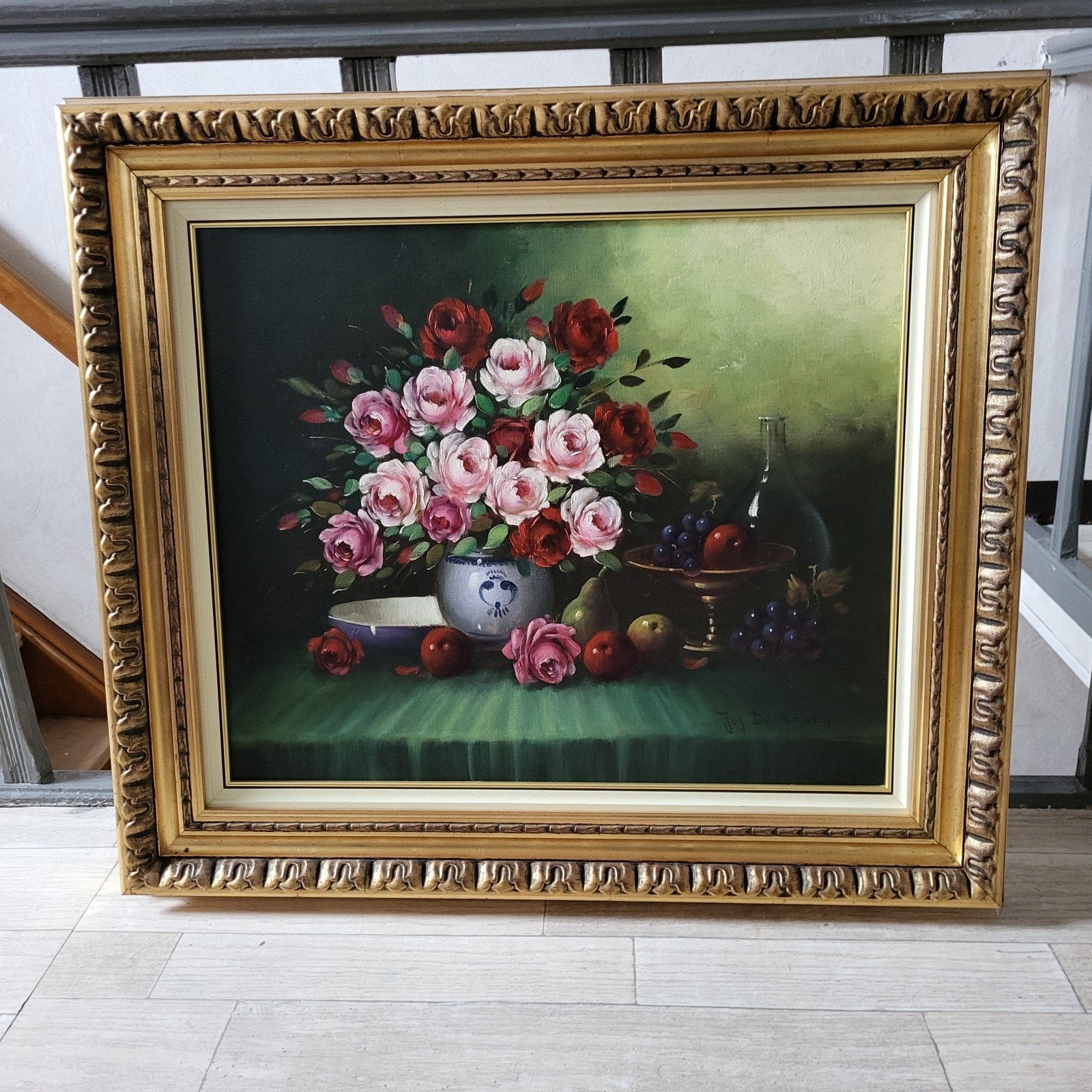 Klassiek olieverfschilderij, Antiek en Kunst, Kunst | Schilderijen | Klassiek, Klassiek, Doek, Ophalen