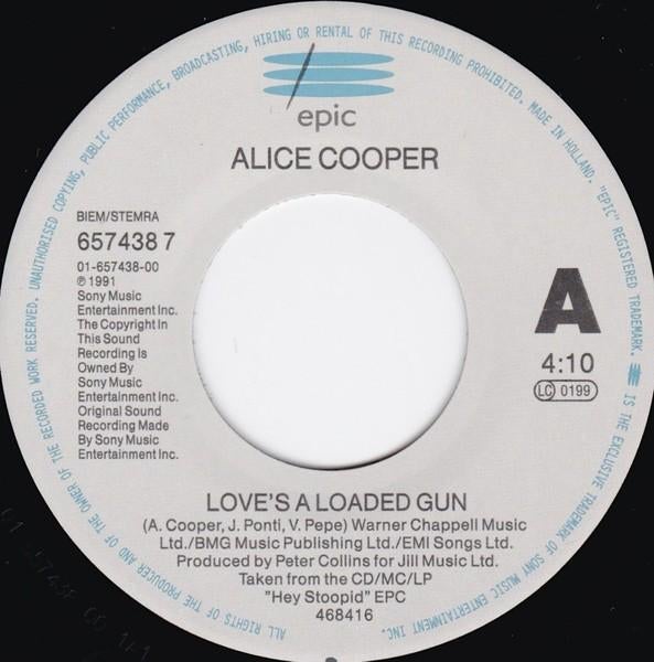 alice cooper, Enlèvement ou Envoi, 7 inch