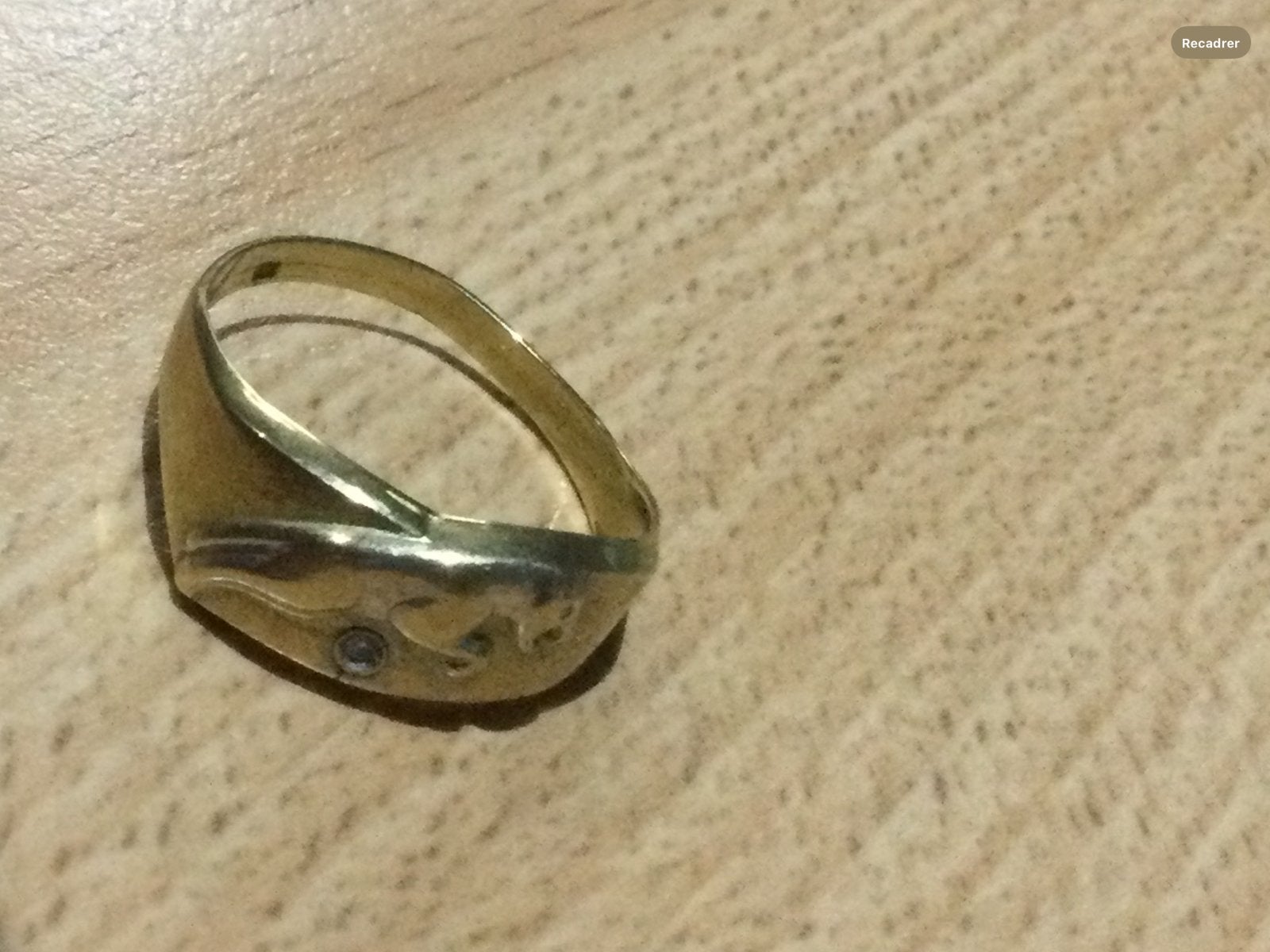 Bague or 18 carat 250€ je ne vend pas au poid mais objet, Bijoux, Sacs & Beauté, Enlèvement ou Envoi, Comme neuf, Or, Or