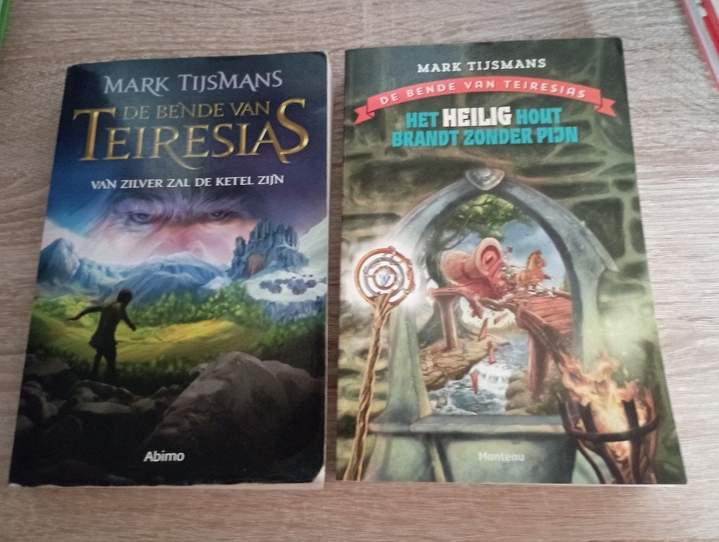 2 boeken de bende van Teiresias, Ophalen of Verzenden, Gelezen