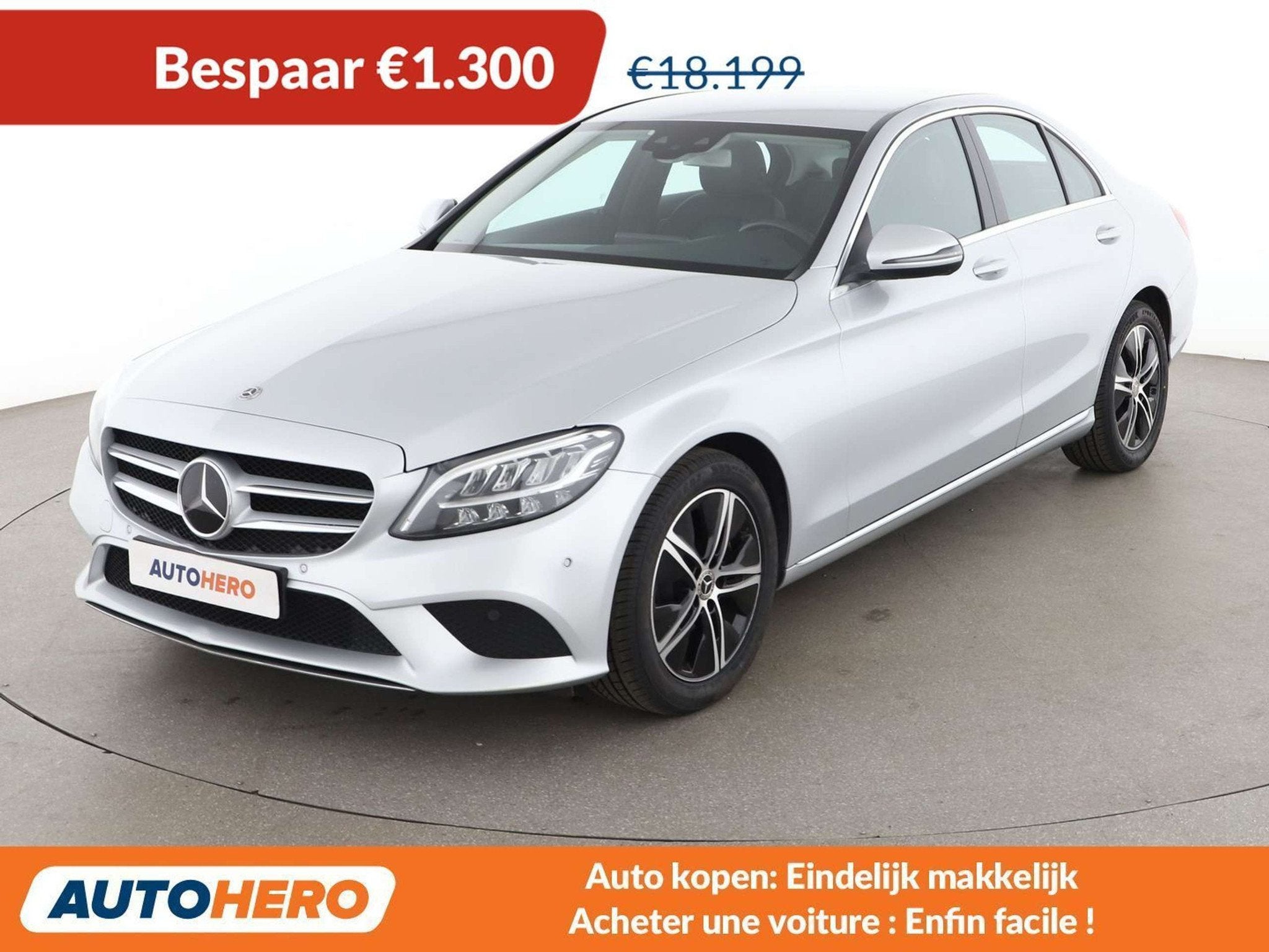 Mercedes-Benz C-Klasse 200 C 200 d Avantgarde (bj 2019), Auto's, Automaat, 4 deurs, Achterwielaandrijving, Gebruikt
