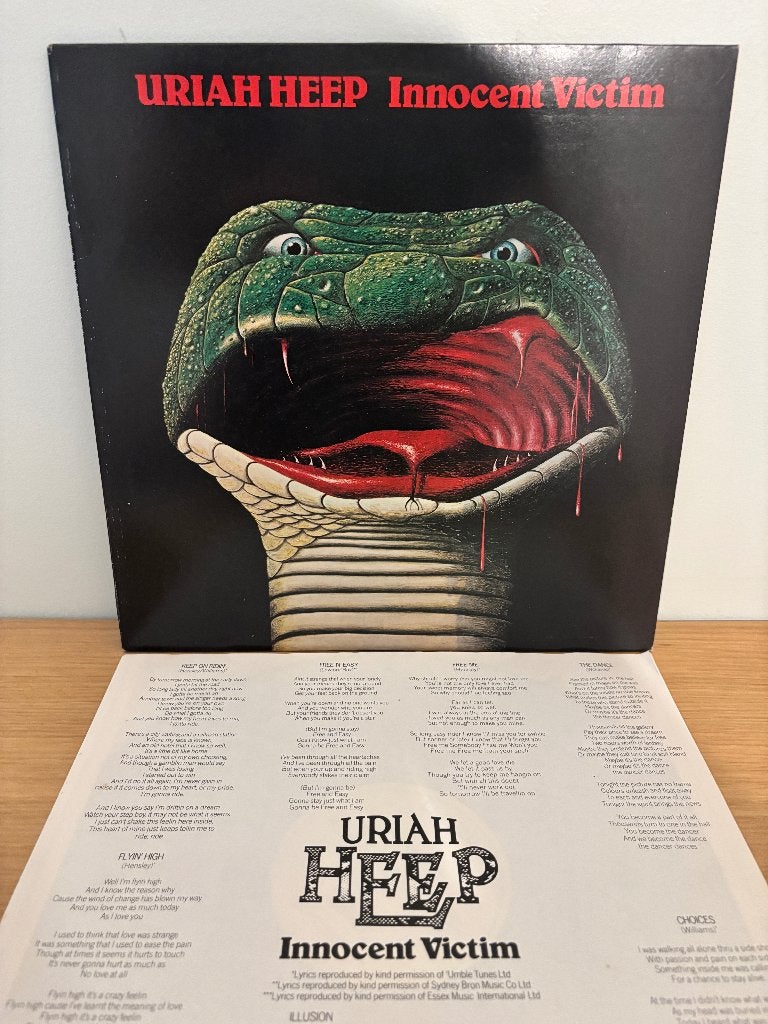 LP - Uriah Heep - Innocent Victim, LP, Gebruikt, Ophalen of Verzenden, Hardrock