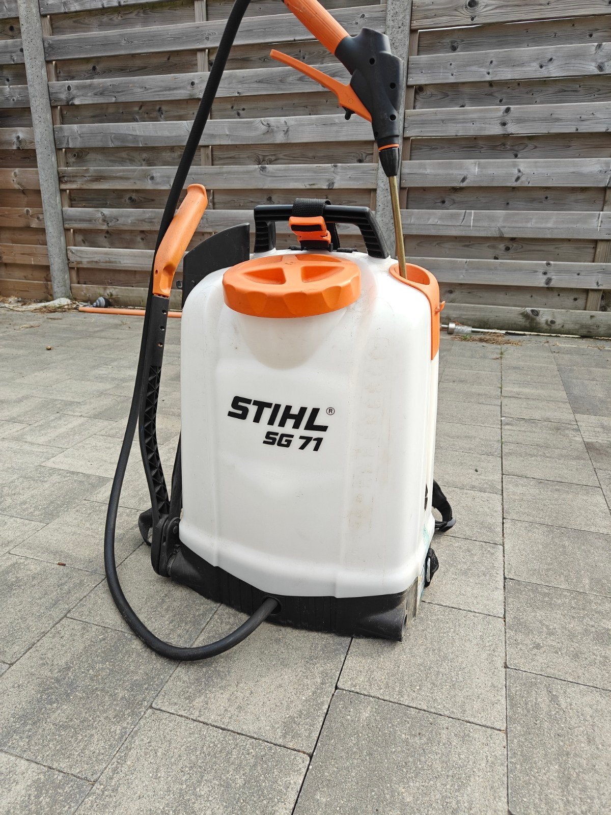 Stihl sg71 rugsproeier 18 liter, Tuin en Terras, Ophalen, Zo goed als nieuw, Overige soorten