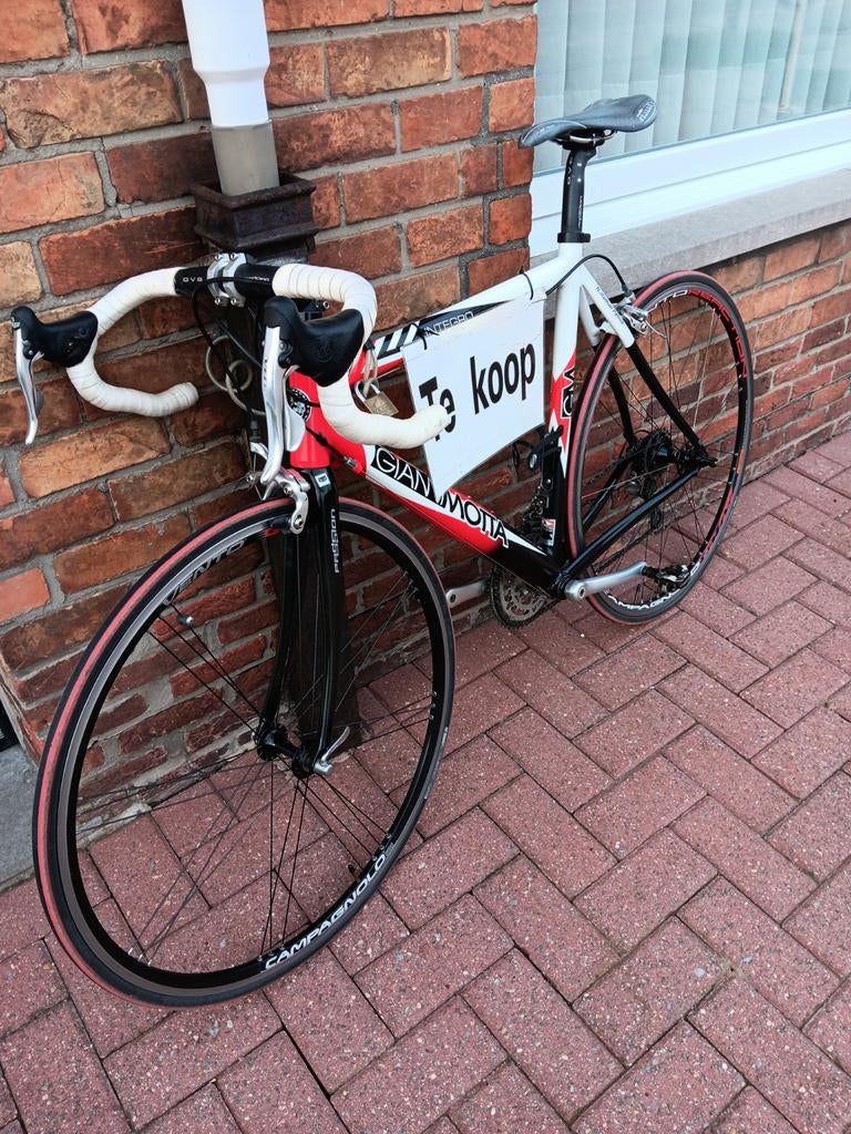 Koetsfiets Gianni Motta,wit,rode kleur, Fietsen en Brommers, Fietsen | Racefietsen, Ophalen