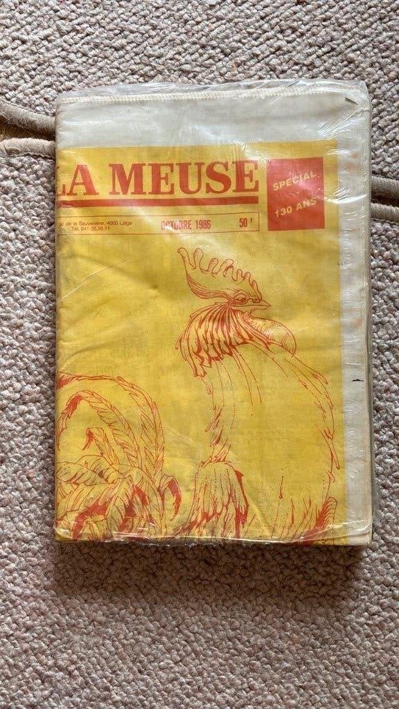 Journal La Meuse Octobre 1986: 130 ans de la Belgique, Collections, Enlèvement ou Envoi, 1980 à nos jours, Journal