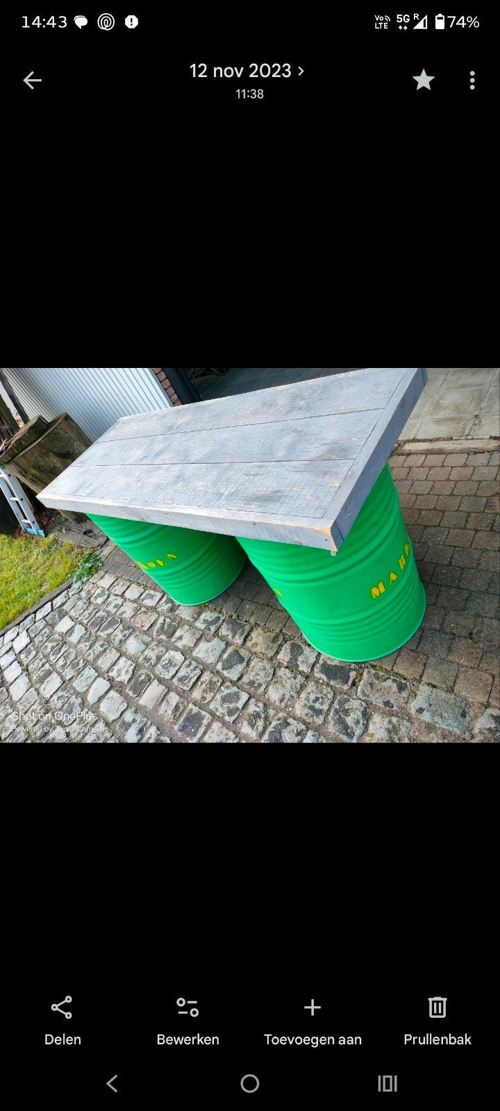statafel ton, Tuin en Terras, Ophalen