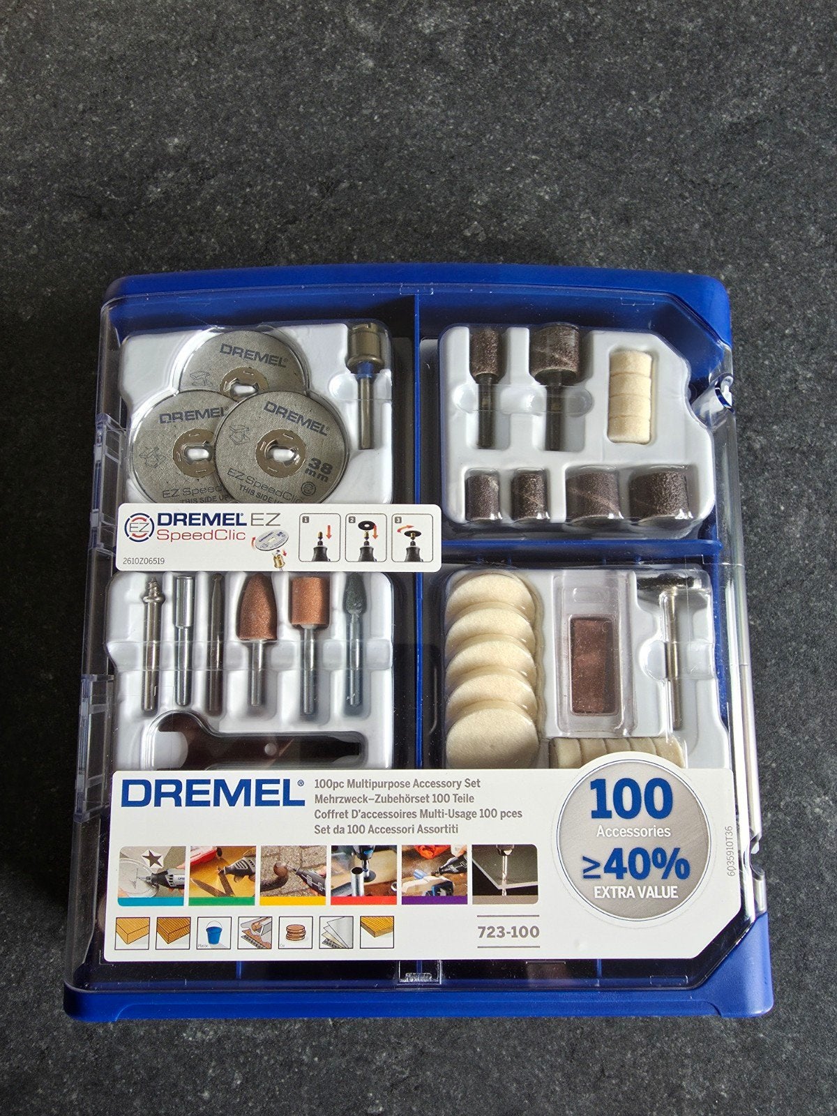 Grote dremel accessoires set NIEUW / NOOIT OPEN GEWEEST!, Enlèvement ou Envoi, Neuf, Outillage ou Accessoires