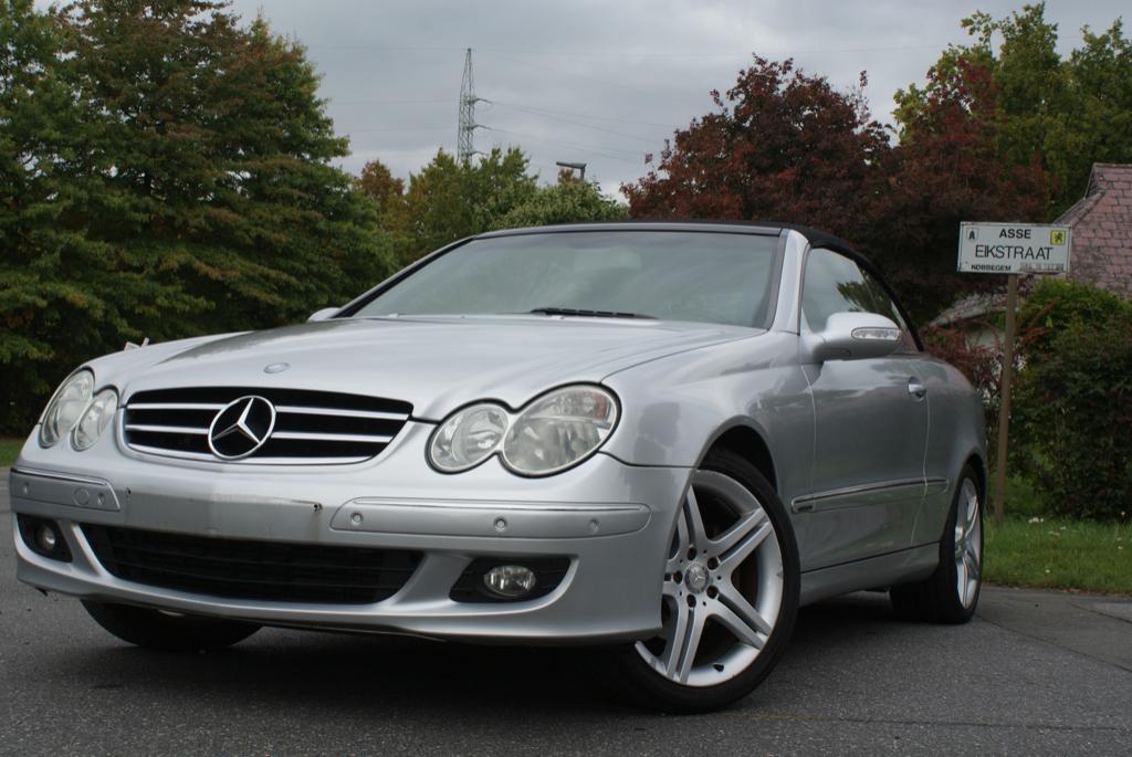 Mercedes  CABRIO  CLK 200 Kompesor AUTOMAAT LEDER ALU 18 ", Auto's, Mercedes-Benz, Automaat, 4 zetels, Achterwielaandrijving, 4 cilinders