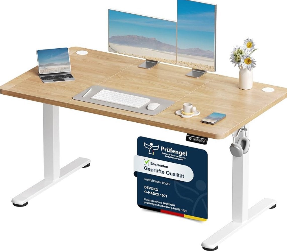 Bureau électrique 120x60 - NEUF, Maison & Meubles, Enlèvement, Électrique, Comme neuf