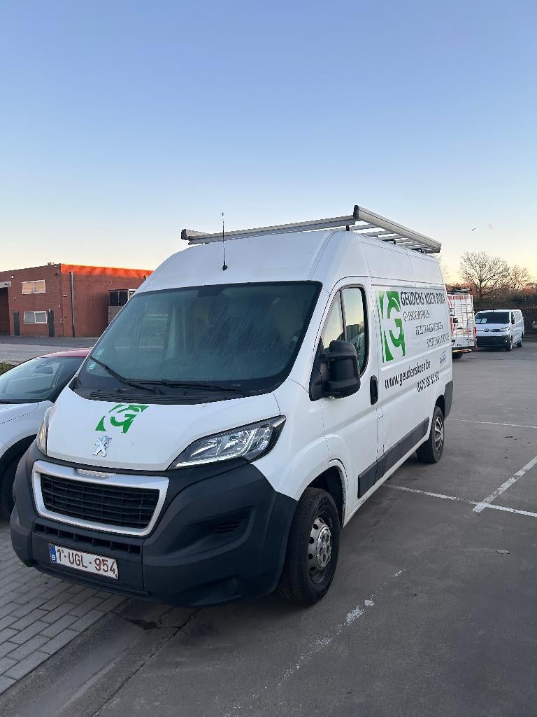 peugeot boxer 2.0 hdi l2h2 motor defect handelaar / export, Auto's, Peugeot, Voorwielaandrijving, Stof, 4 cilinders, Wit