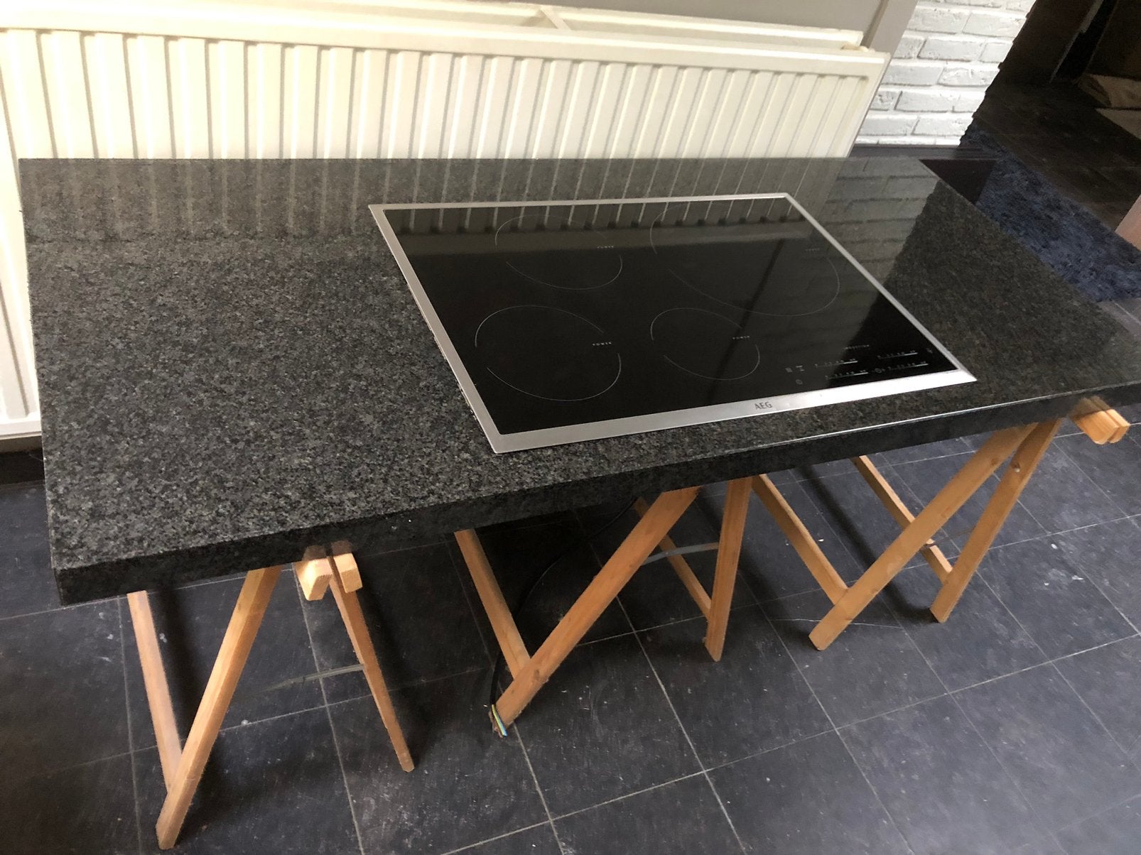 plaque de cuisson, Electroménager, 4 zones de cuisson, Encastré, Enlèvement, Utilisé