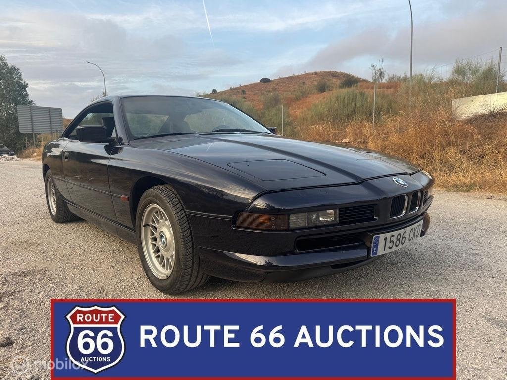 BMW 840Ci | 1995 | Route 66 Auctions, Auto's, Oldtimers, Zwart, Bedrijf, Handgeschakeld, Overige carrosserie
