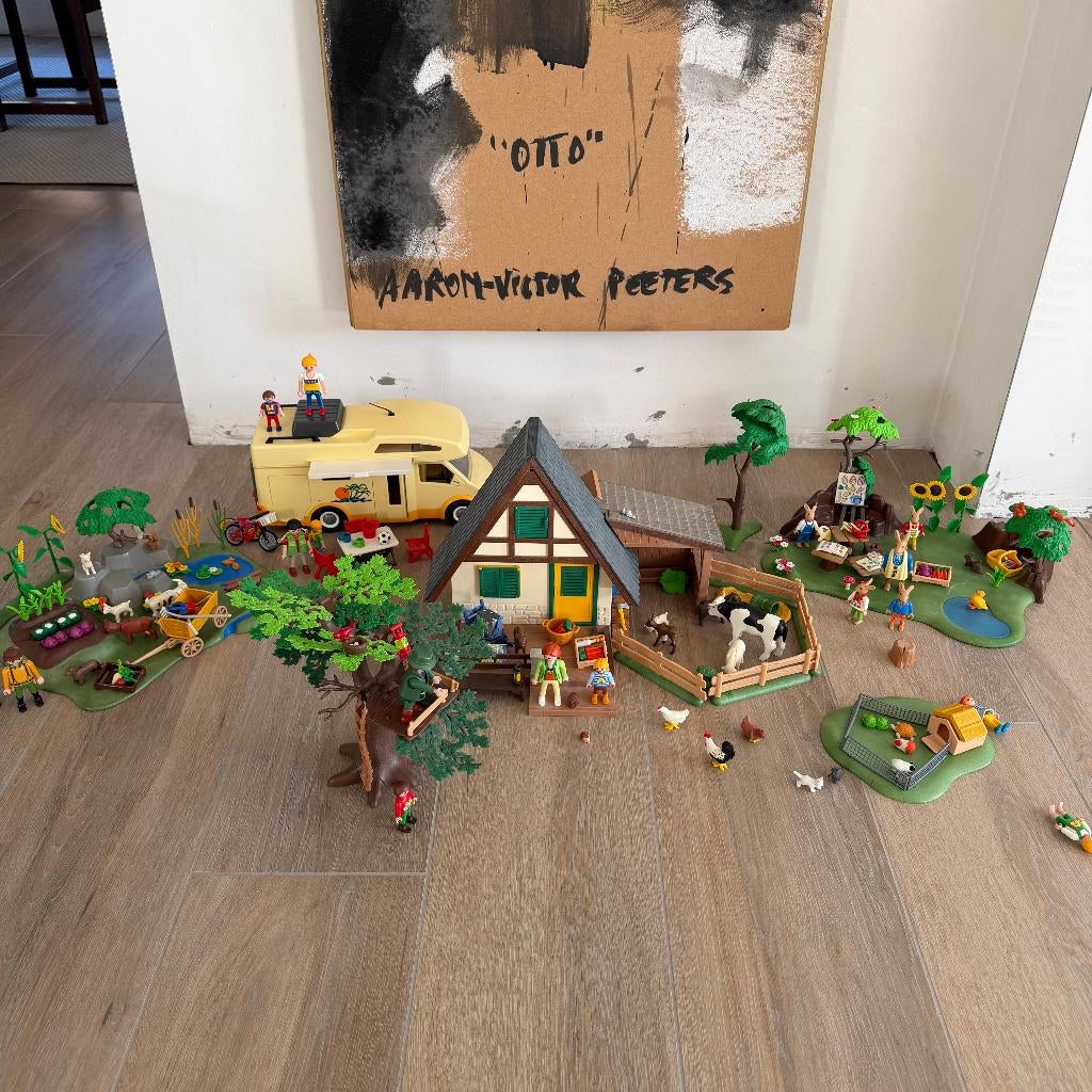 Playmobil Boswachtershuis + extra, Ophalen, Gebruikt, Complete set