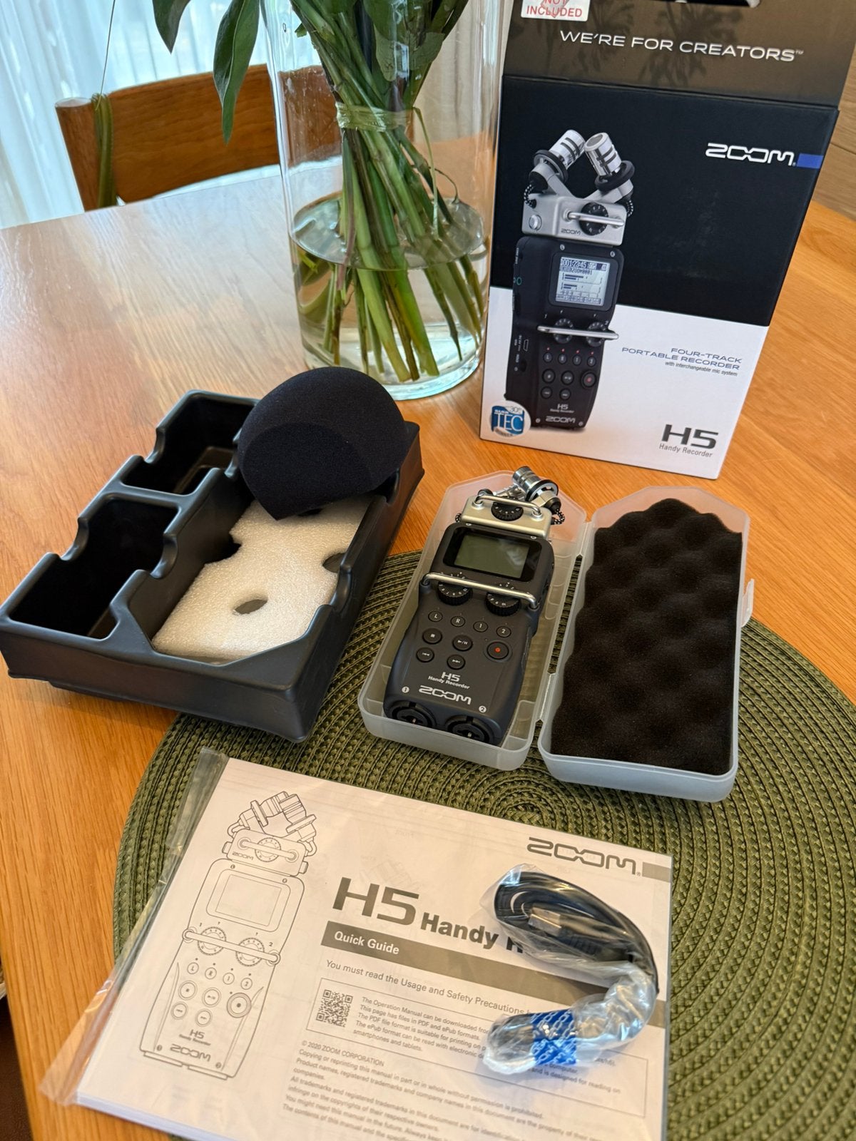 ZOOM H5 Handy Recorder, Ophalen of Verzenden, Zo goed als nieuw
