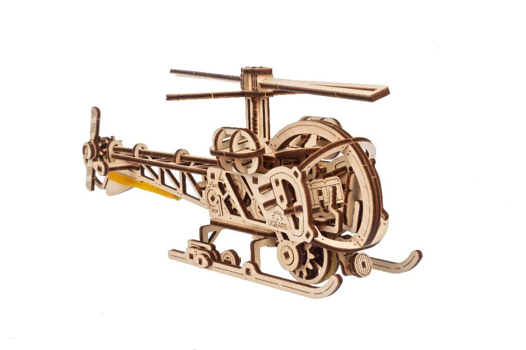 Ugears Mini Helikopter (3D Houten Modelbouw) – NIEUW in doos, Ophalen of Verzenden, Nieuw, Helikopter, Overige merken