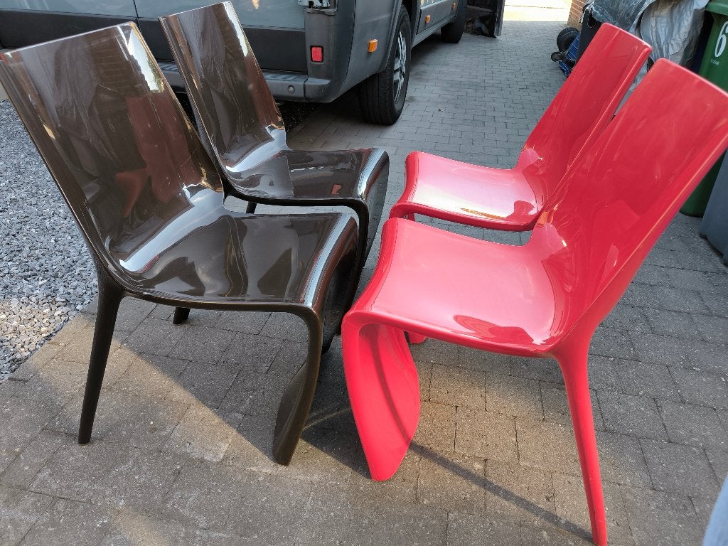 Pedrali Design Stoelen, Tuin en Terras, Ophalen, Gebruikt, Kunststof, Stapelbaar