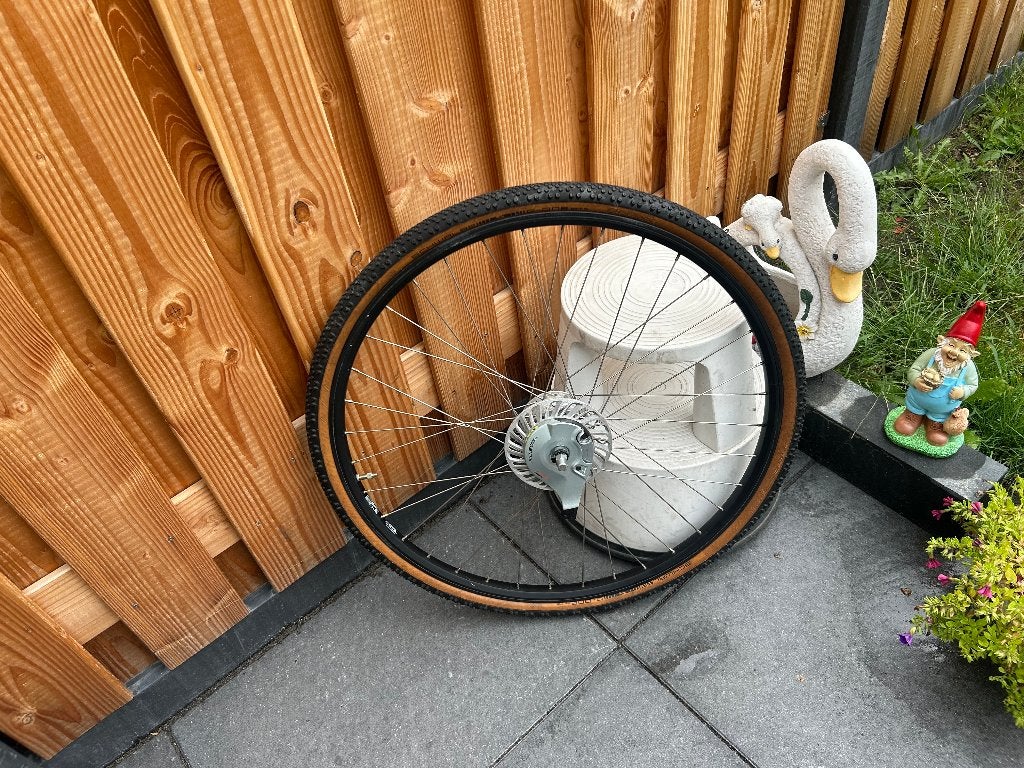 :Set Wielen 28 inch achterwiel 7 NEXUS versne. rollerbrake, Wiel, Gebruikt, Ophalen of Verzenden, Aluminium