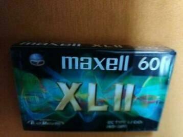 Cassette / lot 1x Maxell Xlii 60, Overige genres, 1 bandje, Ophalen of Verzenden, Nieuw in verpakking