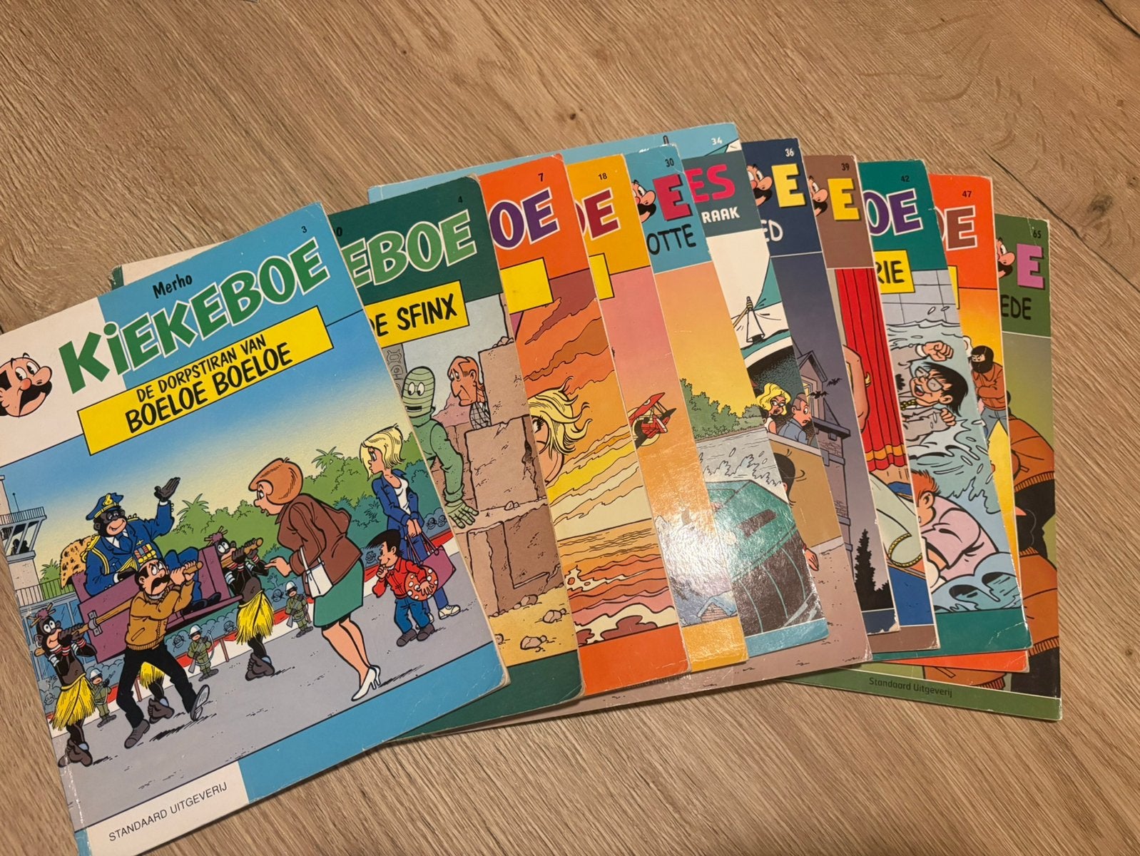 Strips Kiekeboe, Boeken, Ophalen, Gelezen