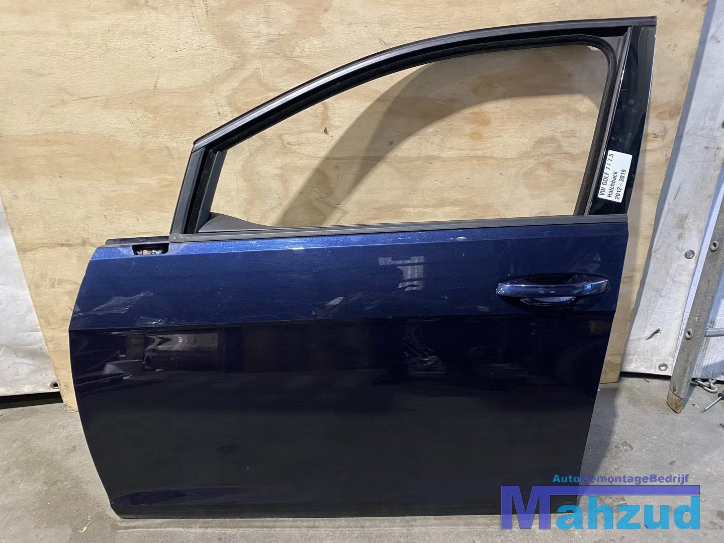 VW GOLF 7 7.5 Hatchback blauw Links voor deur portier 2012-2, Auto-onderdelen, Gebruikt, Volkswagen AG, Voor, Vw@volkswagen.de