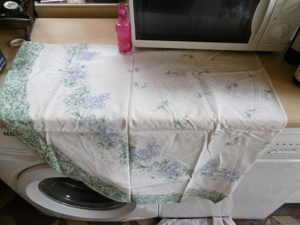nappe ronde vintage, 100 % coton, Enlèvement ou Envoi, Comme neuf, Autour de, Intérieur
