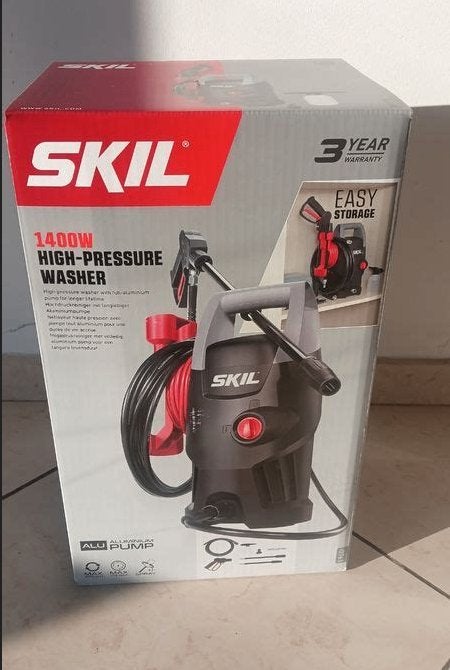 Nieuwe SKIL hogedrukreiniger, in doos, nooit geopend, Tuin en Terras, Ophalen of Verzenden, Nieuw, Elektrisch, SKIL