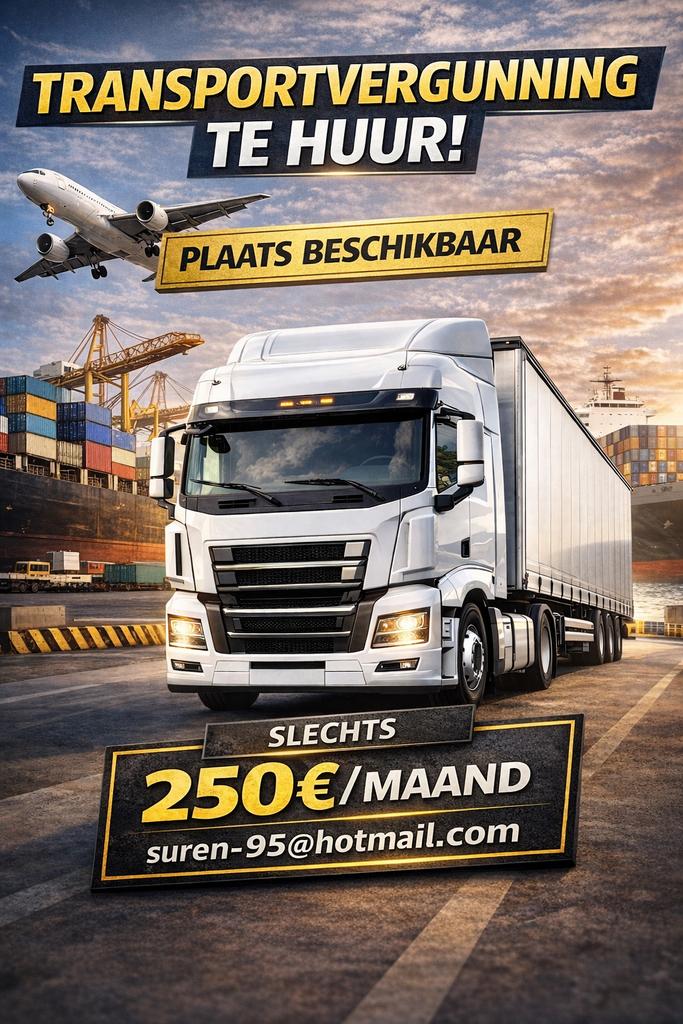 Vervoersvergunning - Transportvergunnin, Ophalen, Zo goed als nieuw