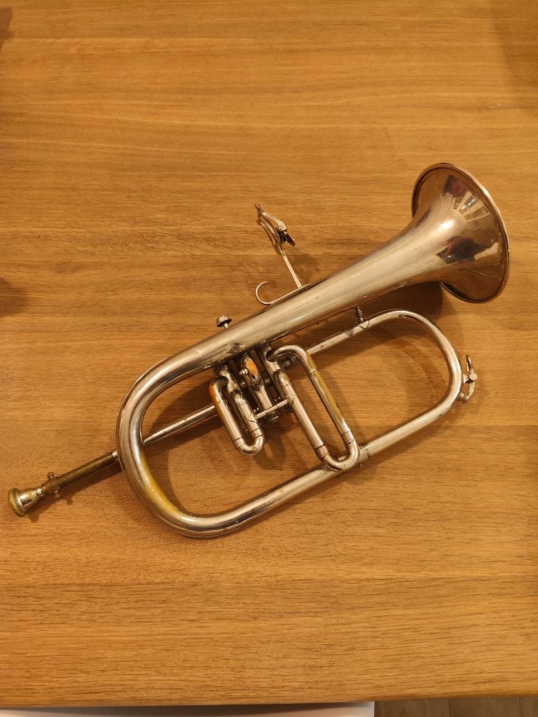 Bugle militaire dans sa boîte d origine, Collections, Enlèvement, Armée de terre, Autres types