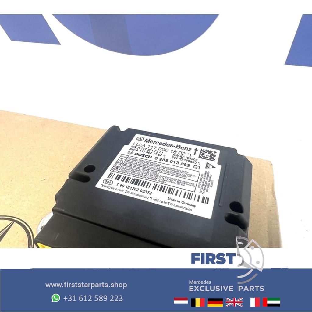 A1179001802 MERCEDES SRS AIRBAG MODULE W117 CLA W176 A W156, Utilisé, -, -, Enlèvement ou Envoi
