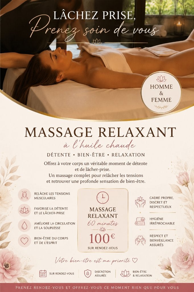 Massages & Soins Bien-Être, Massage relaxant