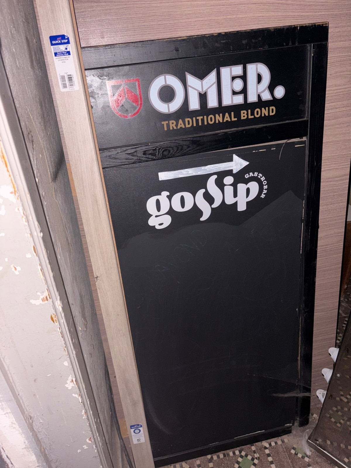 Omer stoepbord, Ophalen, Zo goed als nieuw