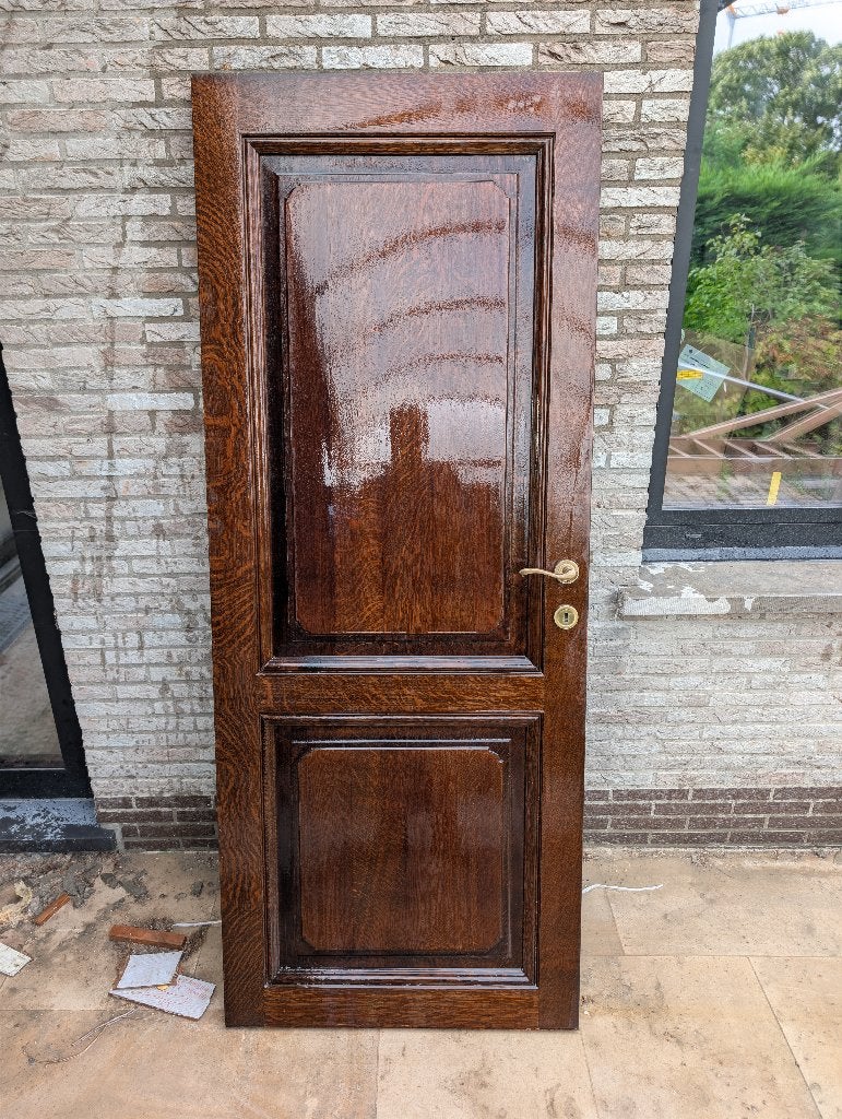 Massief eiken binnendeuren inclusief deurlijsten, Bricolage & Construction, Fenêtres & Moustiquaires, Porte intérieure, Enlèvement