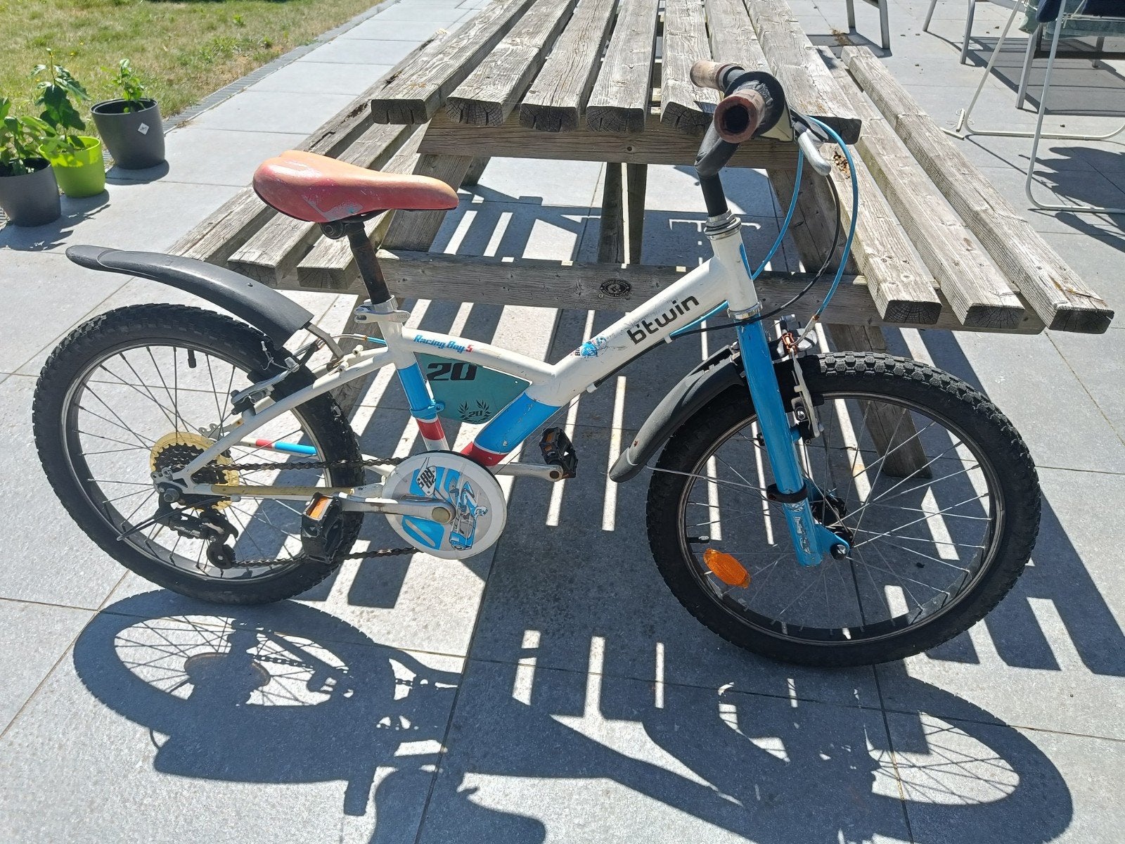 Kinderfiets b'twin, Fietsen en Brommers, Gebruikt, Versnellingen, 18 tot 20 inch, Ophalen