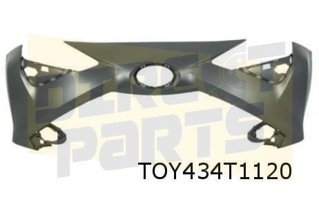 Toyota Aygo (6/18-) voorbumper (te spuiten) Origineel! 52119, -, -, Nieuw, Toyota
