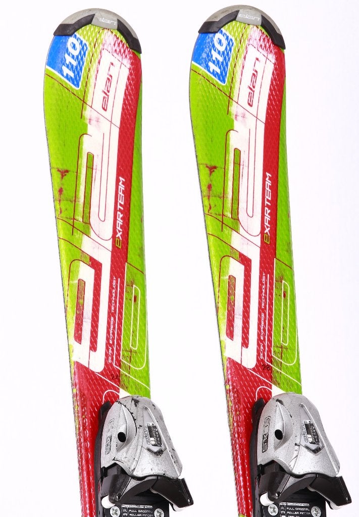Skis 110 cm pour enfants ELAN EXAR TEAM + Elan EL 4.5, Autres marques, Carving, Skis, Utilisé