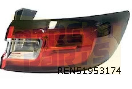 Renault Clio IV (9/16-10/19) achterlicht Rechts buiten OES!, Autos : Pièces & Accessoires, Neuf, -, Renault, -