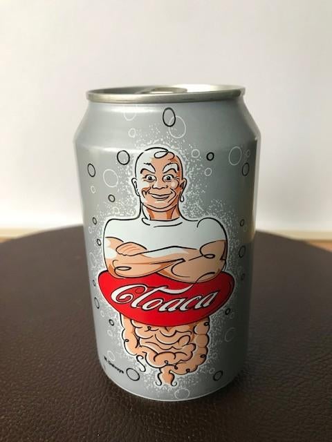 Cloaca Cola Wim Delvoye - ongeopend, Enlèvement