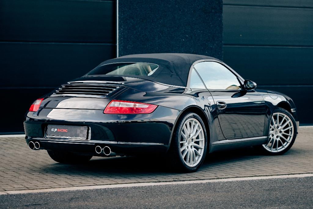 Porsche 997 Carrera cabrio tiptronic volleder/sportuitlaat, Autos, Porsche, Cuir, Achat, Beige, Entreprise