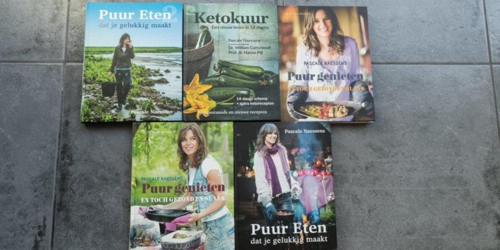 4 Kookboeken Pascale Naessens, Ophalen of Verzenden, Zo goed als nieuw