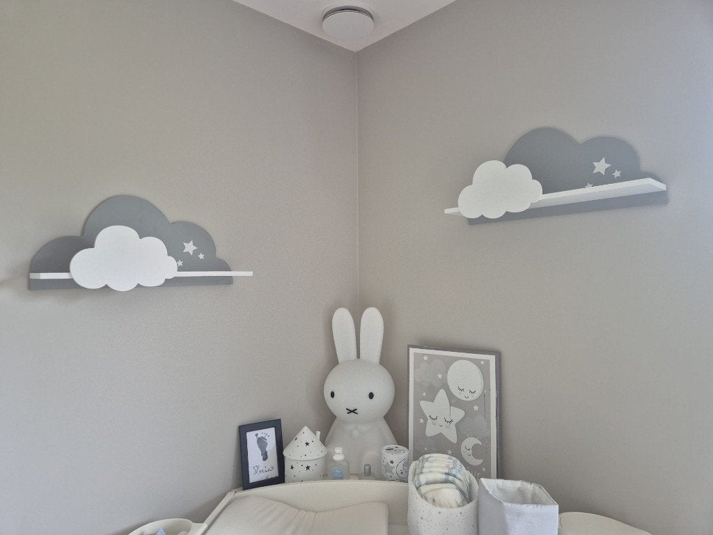 2 étagères murales Nuage de Maison du Monde, Gris, Enlèvement ou Envoi, Autres marques, Comme neuf