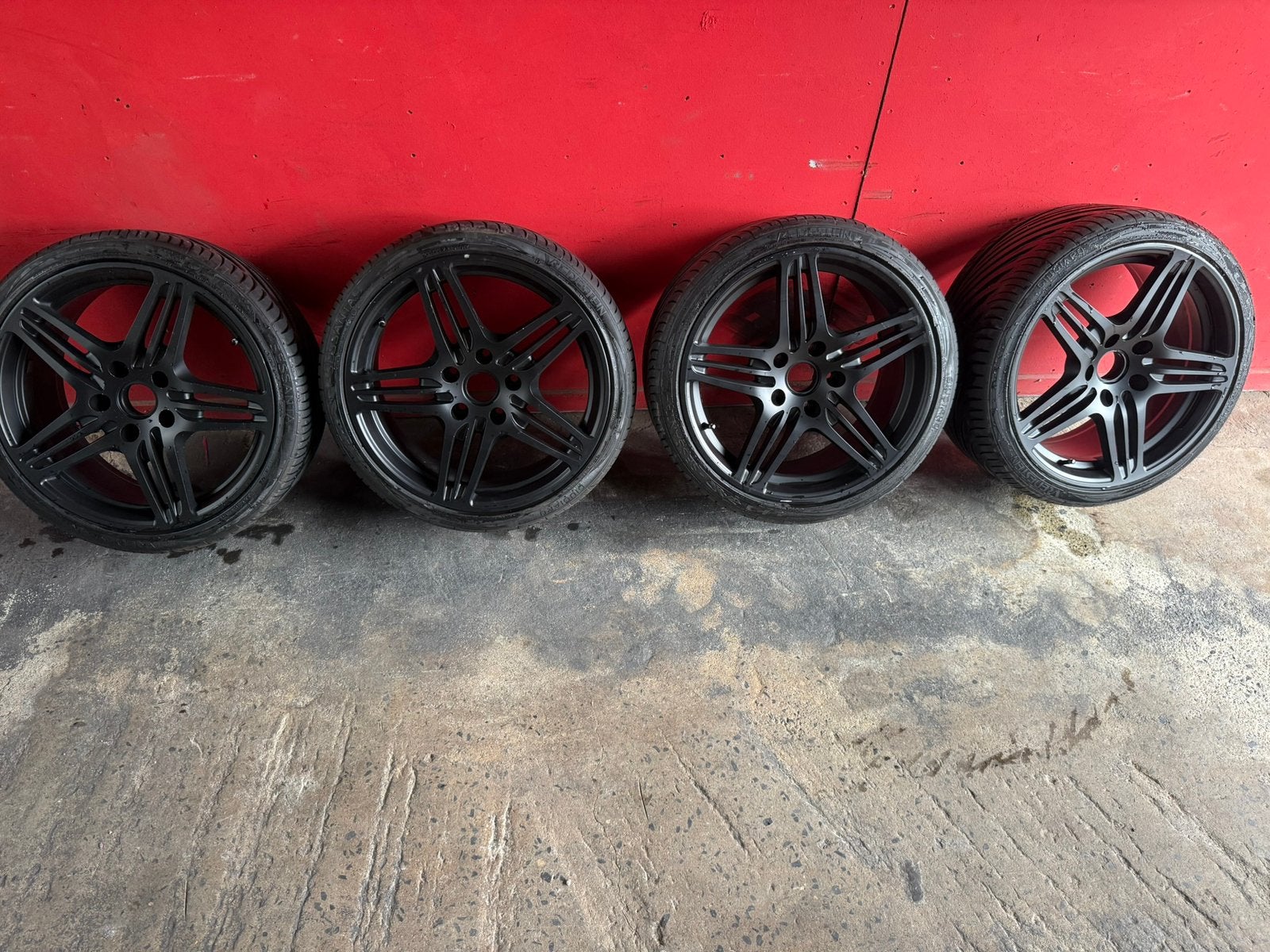 Jantes noires 19’ Porsche 997, Autos : Pièces & Accessoires, Enlèvement, Pneu(s)