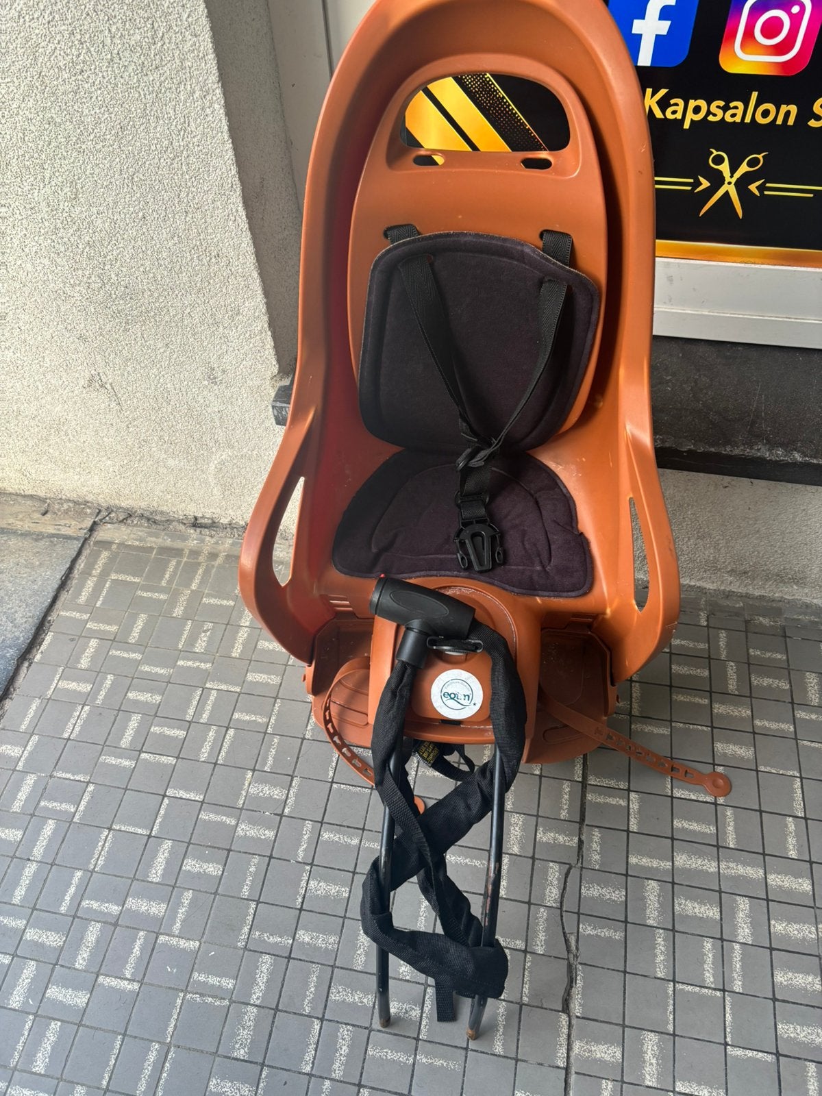 Kind Fietsstoel, Ophalen, Achterzitje, 9 t/m 36 kg, Gebruikt