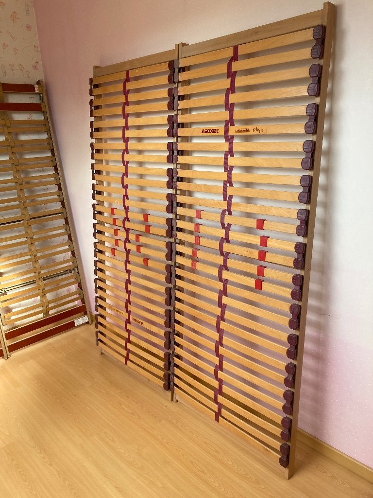 Lattenbodem 80 cm 2 stuks, Ophalen, Tweepersoons, Zo goed als nieuw, 80 cm
