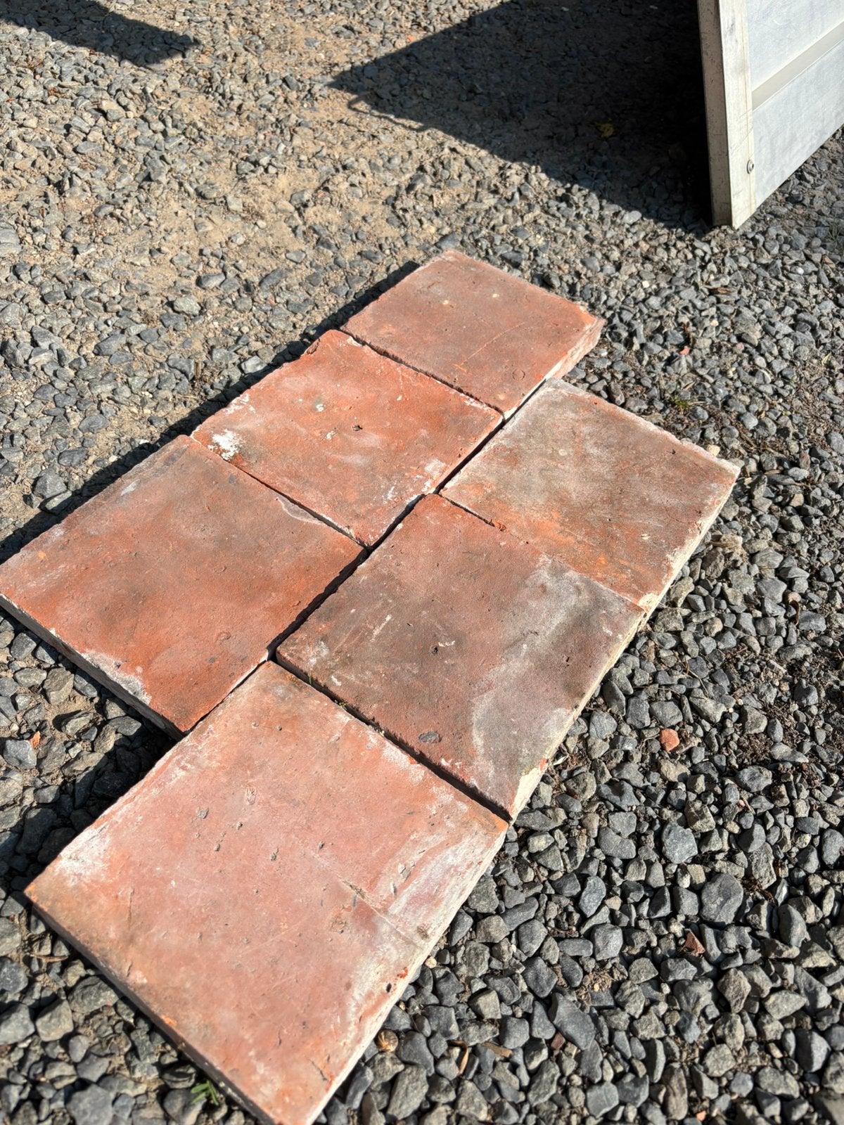 Lot Antieke terracotta tegels. Voor info BELLEN 0474220705, Antiek en Kunst, Ophalen