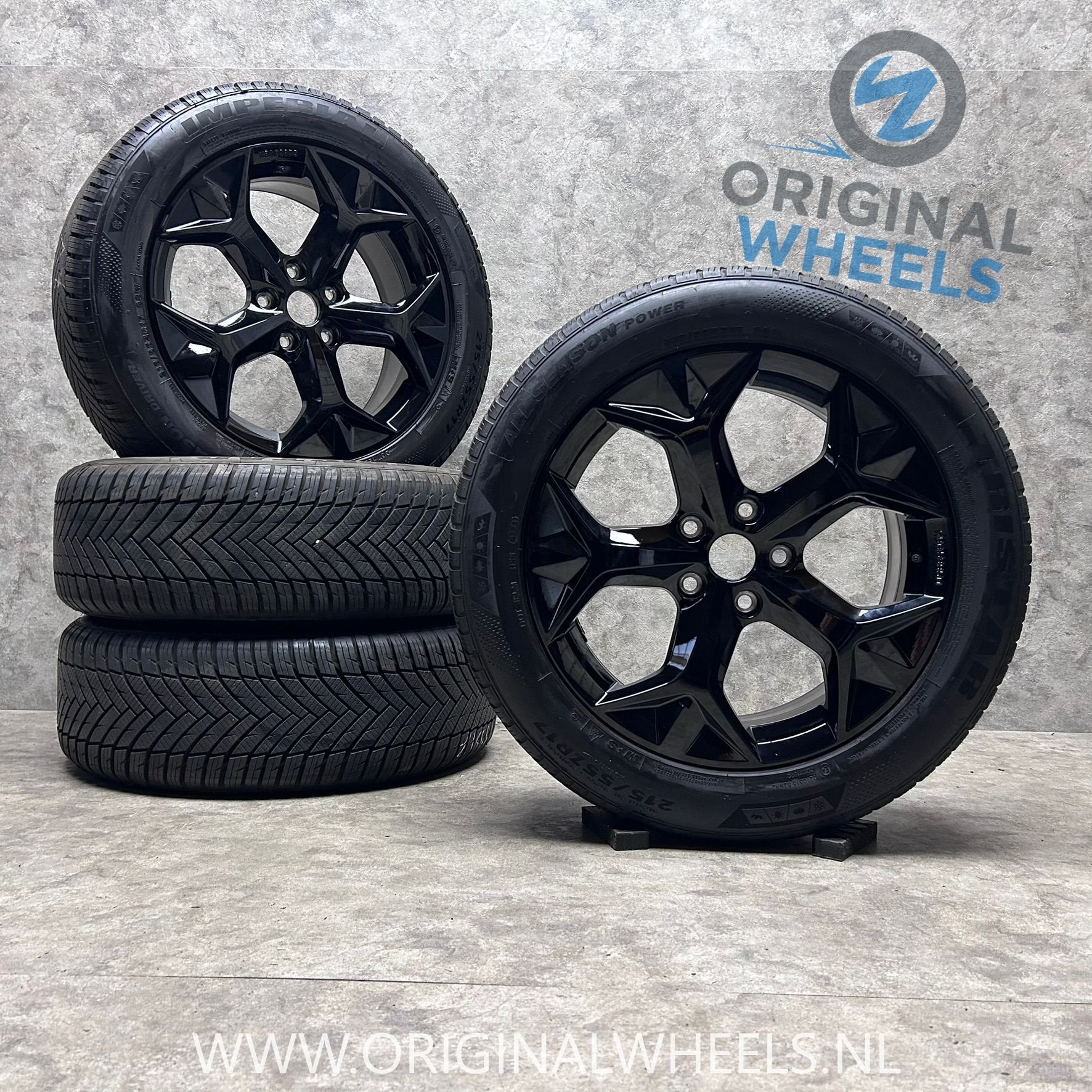 17 inch originele velgen + all season banden Seat Ateca, Autos : Pièces & Accessoires, Pneus et Jantes, 215 mm, 4 Saisons, Véhicule de tourisme