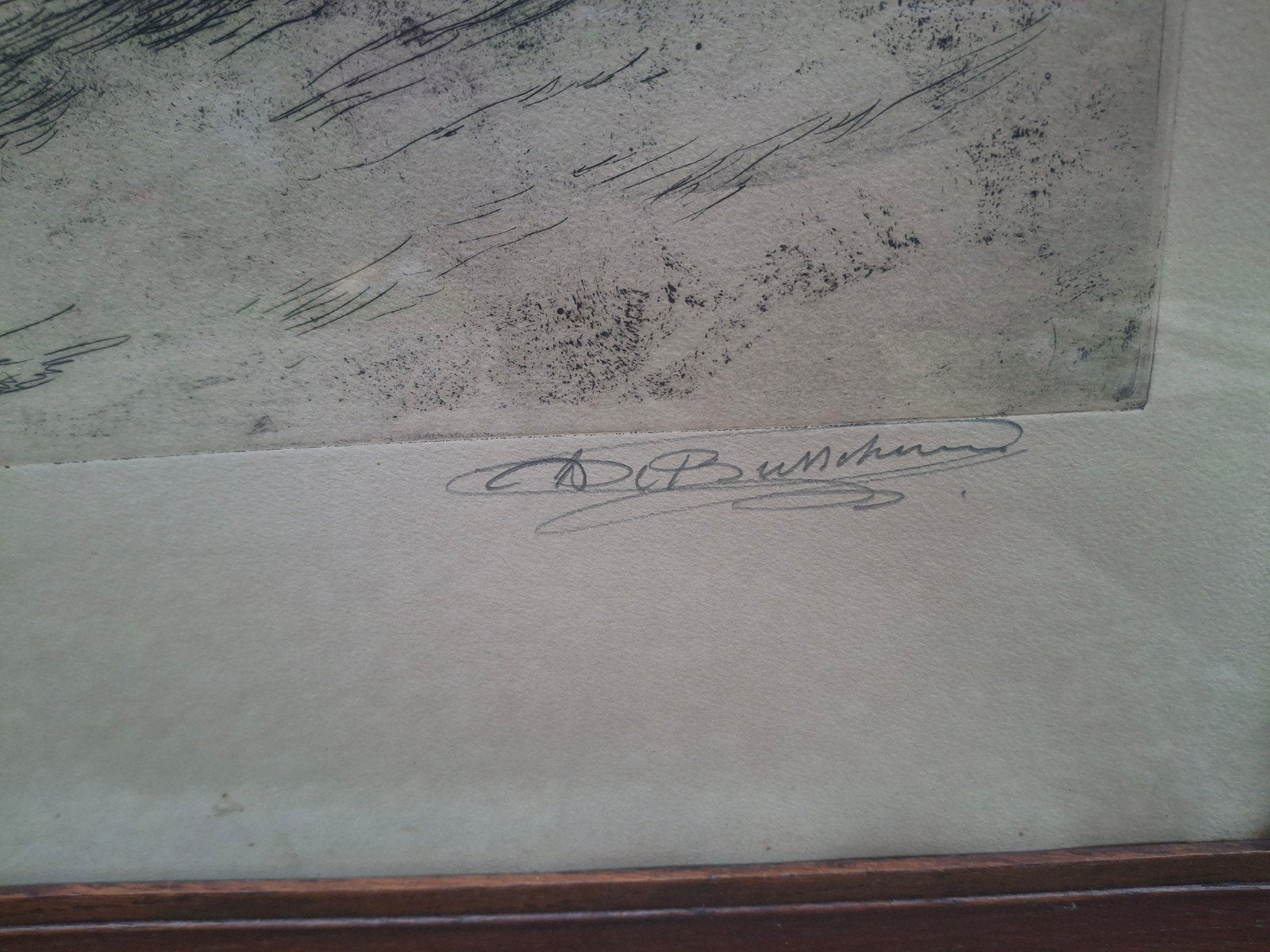 Édition limitée Constant De Busschere 43/100 (Chevaux), Enlèvement ou Envoi, Classique, Paysage, Papier