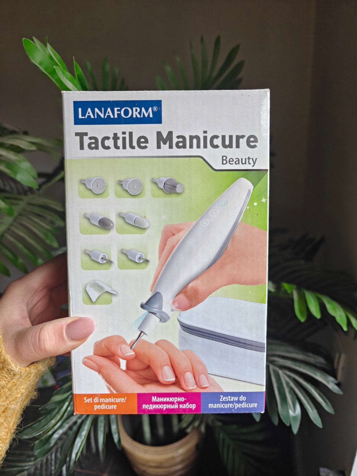 Lanaform Tactile Manicure – elektrische manicure- en pedicur, Ophalen of Verzenden, Nieuw