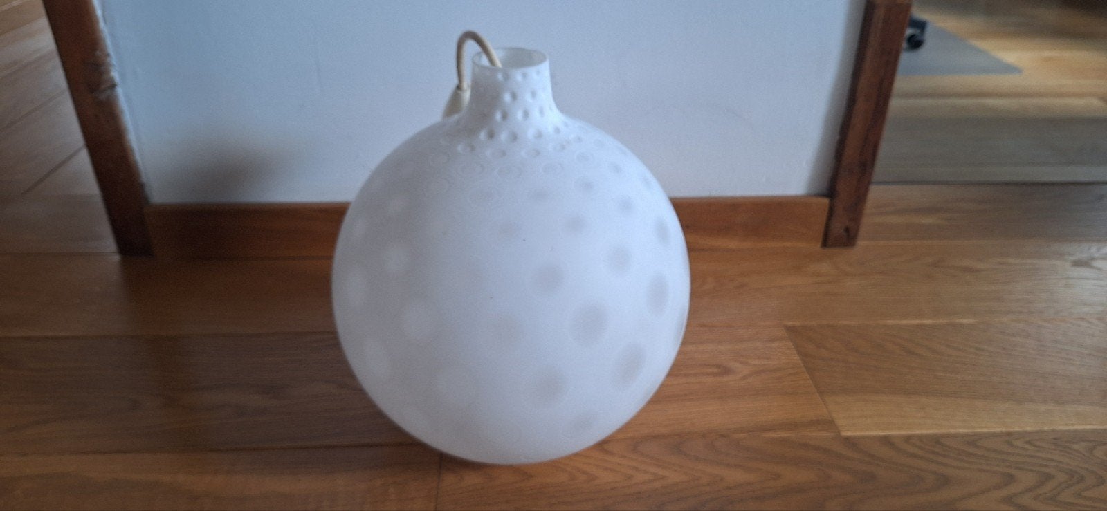 Lampe suspendue blanche, Ophalen, Gebruikt, Glas